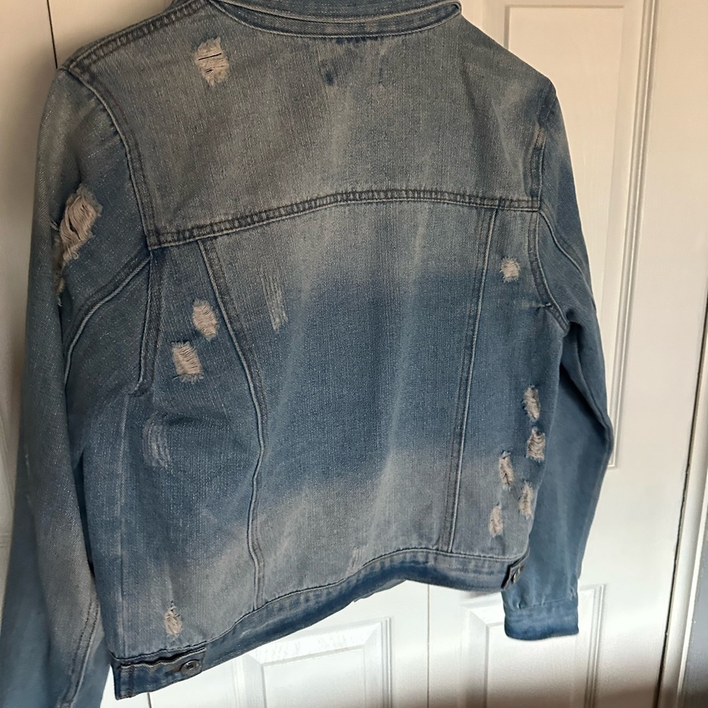 Distressed Denim Jacket - Picture 2 of 2